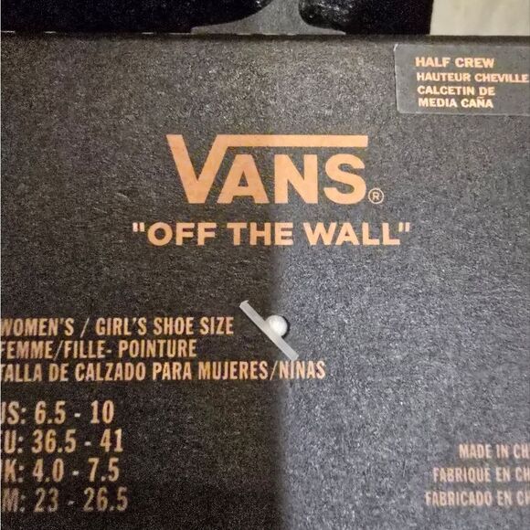 Vans Peek-A-Check Half Crew Socks - Picture 5 of 5